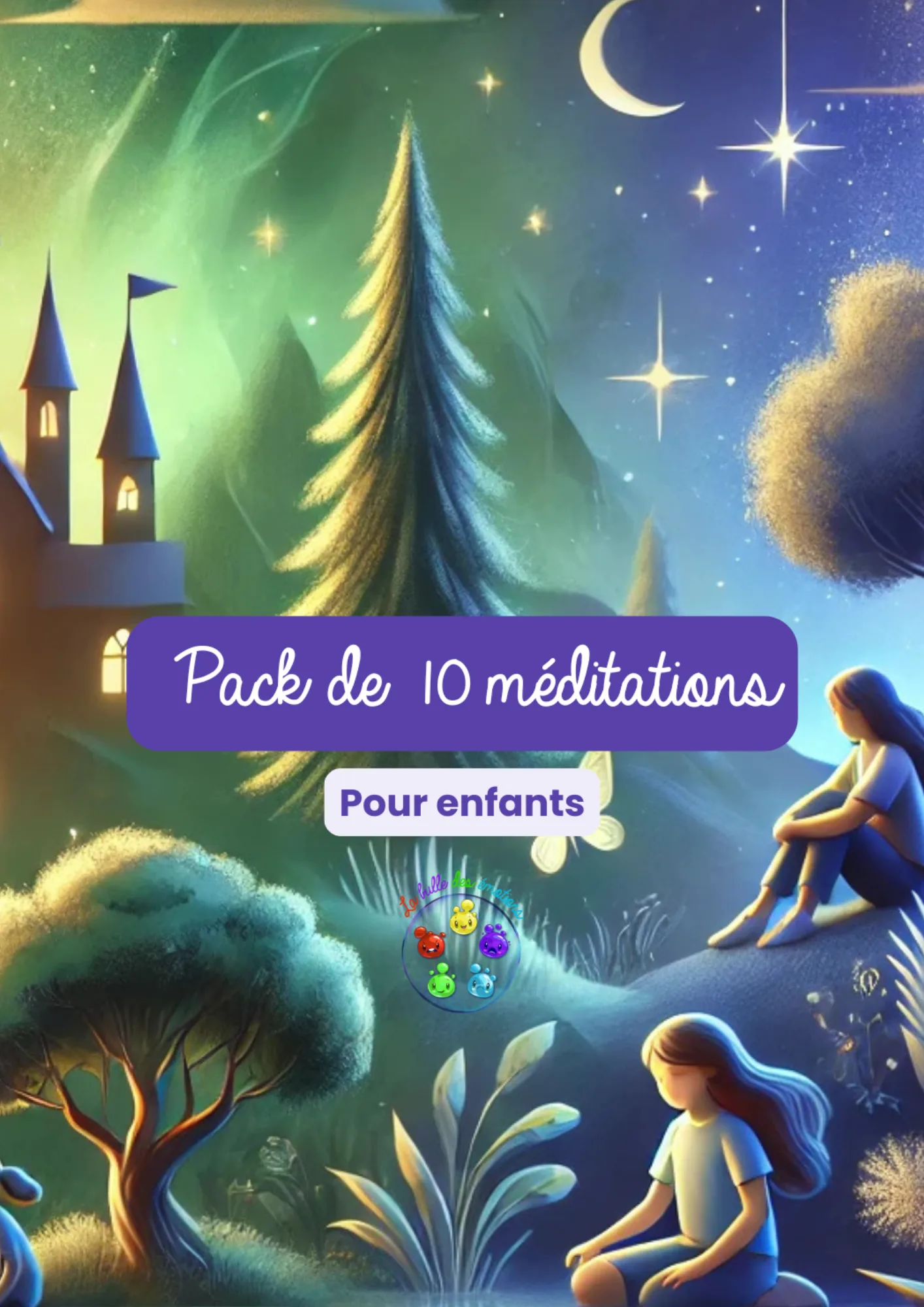 Pack de 10 Méditations les émotions des enfants